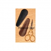 Leather cover scissors